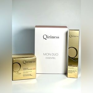 Qiriness Skincare Ultimate Anti-Age Set of Serum/Cream Switzerland Full/sz NEW